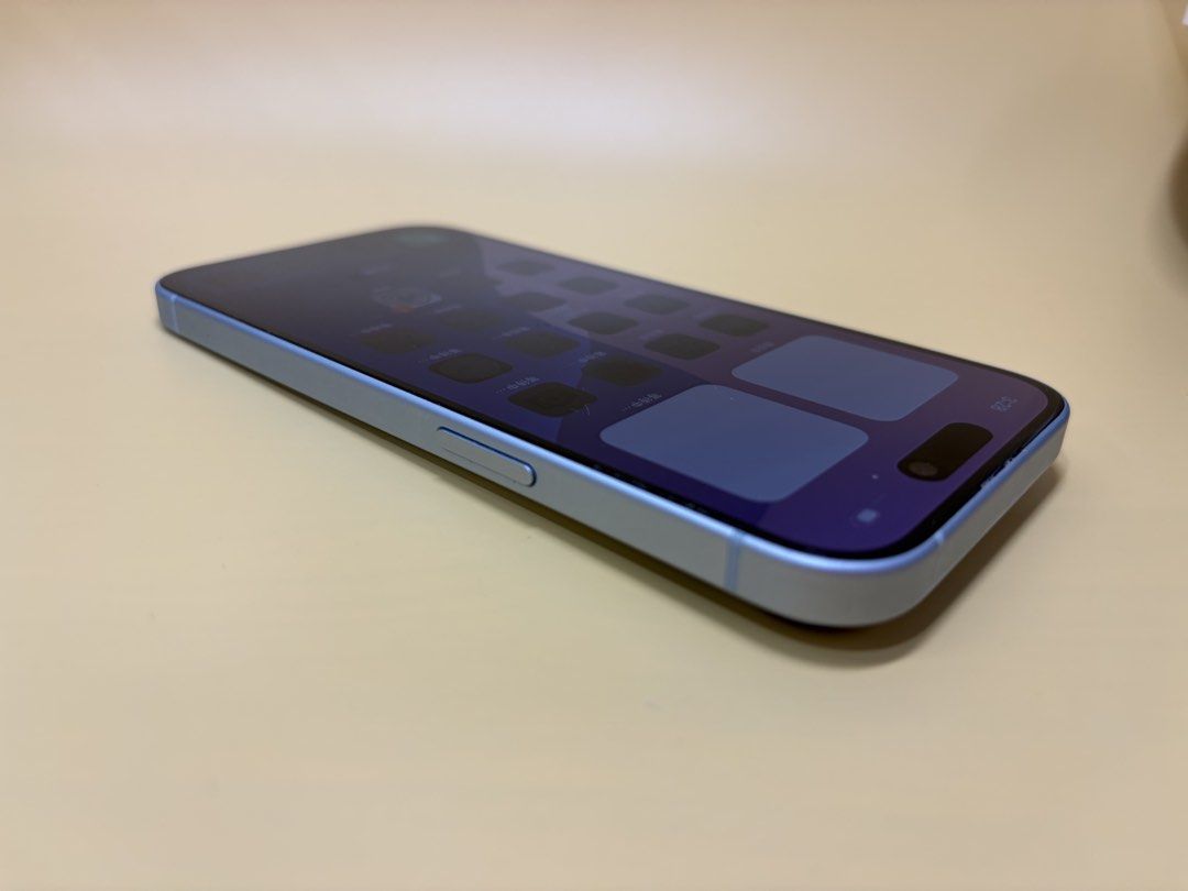 90% 電）iphone 15 256gb 淺藍色港版行貨｜OK Store 香港二手手機
