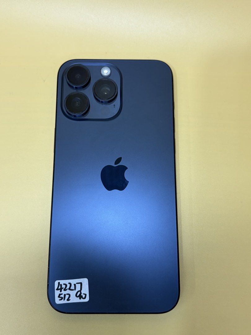 【中古】iPhpne15 Pro Max 香港版 1TB iPhone 15 Pro Max 512GB｜深藍色｜港版行貨｜電池90%｜香港二手手機OK