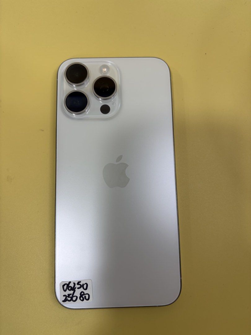 iPhone 15 Pro Max 256GB 白色港版行貨｜OK Store 香港二手手機